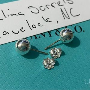 Tiffany & Co 8mm Hardware Ball Earrings